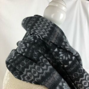 $Old Navy Scarf OS Infinity Fleece Black/S